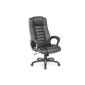 TecTake Deluxe chair chair seat height adjustable faux leather office (Kitchen)