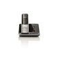 Gigaset S810A DECT cordless phone with answering machine, steel gray (Electronics)