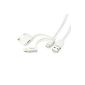 Cable Direct 1m / 3in1 certified Lightning + Micro USB + 30Pin (former Apple plug) charging cable - TOP Series (Accessories)