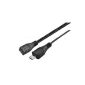 Adaptare 5-wire Micro-USB Extension Cable (OTG, MHL, 1.2m) black (accessories)