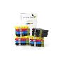15 XL High Capacity ColourDirect Compatible ink cartridge For D'Epson WorkForce WF-2520NF, 2530WF WF-WF-2010W, WF-2510WF, 2540WF WF-WF-2630WF, 2650DWF WF-WF-16XL 2660DWF printer - 6 Black 3 Cyan Magenta 3 3 Yellow (Electronics)