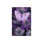 Purple Butterfly Canvas Painting Printmaking art on etire canvas and frames, modern home decoration wall art, 10inch 8 by, ready to hang