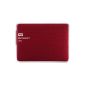 WD My Passport external hard drive 500GB Ultra (6.4 cm (2.5 inches), USB 3.0) red (Accessories)