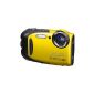 Fujifilm FinePix XP70 Compact Camera (Full HD, 16 megapixels, 6.9 cm (2.7 inch) display, 5x opt. Zoom, WiFi, waterproof (10m), shockproof (1.5m), dustproof) yellow (Electronics)