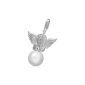 Vinani Ladies Charm angel on pearl sterling silver 925 HEP (jewelry)