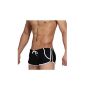 Demarkt® Sexy Nylon Swimwear Trunk Boxer Short with pocket Brief for Men - Black Color - Size M (Miscellaneous)