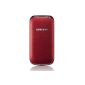 Samsung E1190 Mobile Phone Dual-band / GSM Red (Electronics)