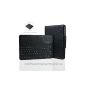Kamor® Bluetooth Keyboard Case for iPad Air (iPad 5 5Gen generation) with multi-angle stand, composed of PU Leather Case and Detachable Keyboard Magnetic (Black) (Electronics)