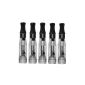 Original CE4 Plus® electronic cigarette Clear atomizer Version 2 / V2 with long wick .. universal-fit all eGo, eGo-T, eGo-C, eGo-W battery Color: Transparent, Option Color: Black, Blue, Red Purple Green by Arslan (Personal Care)