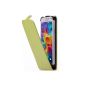 Yigoo Case Cover For Samsung Galaxy S5 shell PU Leather Case Green (Electronics)