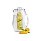 VonShef 2.7L Plastic Fruit Infusion pitcher pitcher.  Infusion rod for flavored water or cold drinks