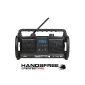 PerfectPro Handsfree Site Radio / Outdoor Radio with DAB + and Bluetooth, Loudness, splashproof, battery operation possible (Electronics)