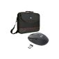Pedea Trendline laptop bag to 43.9 cm (17.3 inches) with wireless mouse 2.4GHz Black (Personal Computers)