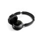 MusicMan TXX3786 BassHead stereo headphones (battery, MP3 player, FM radio and MicroSD card slot) (Electronics)