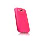mumbi X TPU Silicone Case for Samsung Galaxy S3 i9300 / S3 Neo shell semi-transparent pink (Accessories)