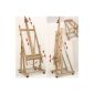 Atelier- easel type certified FSC-120 professional model made of solid beech wood,