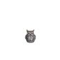 Tea Light Holder Candle Holder Candle Holder Owl gray 12x9x15,5 cm