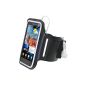 iGadgitz Sport Armband Jogging Gym Reflective Black Samsung Galaxy S2 i9100 Android Smartphone (Wireless Phone Accessory)