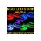 Ramozz @ 1M RGB 5050 60LED / m SMD STRIP STRIP WITH CONTROL