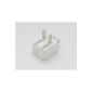 ADAPTER CARD AMERICAN ENGLISH to PLUG - USA FRANCE - for Apple iPad / MacBook / iBook / PowerBook / Airport Express