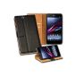 OneFlow PREMIUM - Book-Style Case in wallet design with stand function - for Sony Xperia Z Ultra - Black (Electronics)