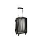 Tollbag suitcase suitcase trolley Bordcase Boardcase hard shell carry-on luggage Como 50 Black (Luggage)