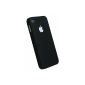 Krusell Color Cover For Apple iPhone 4S Black (Wireless Phone Accessory)