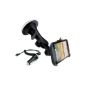 kwmobile® car mount for windshield for HTC One S + Car Charger - Do you want your phone to the navigation device!  (Wireless Phone Accessory)