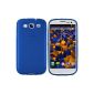 mumbi TPU Skin Case Samsung Galaxy S3 Silicone Case Cover Transparent Blue (Wireless Phone Accessory)