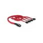 Delock mini-SAS cable (36-pin to 4 x SATA, 50cm) (Accessories)