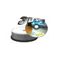 MediaRange DVD-R Printable Silver 3D, 8x, 25 pieces in cake box (Electronics)