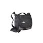 Mantona Sportsbag SLR camera bag for bridge cameras and Micro SLR (sporty compact bag) black (accessories)