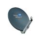WISI OA85H satellite dish with holder, gray (Personal Computers)