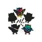 Scratch image Magnet - Owl - scratch art with rainbow colors for kids to tinker - 10 pieces (Toys)