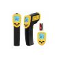 Etekcity Laser Grip 774 Infrared Thermometer Laser pyrometer infrared measuring gun - 50 to + 380 ° C, 2 years warranty, Blue backlight, ° C / ° F changeover, Ink.  Battery Certificate: FDA / FCC / CE / RoHS (tool)