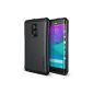 Galaxy Note Edge Case, Original Veruscase [Hard Drop] Samsung Galaxy Note Case Edge [Thor] [Charcoal Black] Extra Slim Fit Dual Layer Hard Case Cover (Electronics)