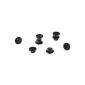 Sustainable 470101 Bag of 8 Magnet 15 mm Black (Office Supplies)