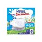 Nestlé Baby P'tit Nature White Smooth Cheese Dairy product from 6 months 4 x 100 g - Set of 6 (24 cups) (Grocery)
