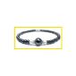 Magnetic Bracelet HEMATITE, elastic, hematite beads 4 and 8 mm (Jewelry)