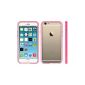kwmobile® TPU Silicone Bumper for Apple iPhone 6 (4.7) in Pink - Stylish 360 ° protection to your phone (Wireless Phone Accessory)