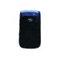 Star Sticker Leathercraft repositionable back grained leather + Screen Protectors for BlackBerry Torch 9800 (Accessory)