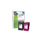 2 Compatible Ink Cartridges for HP ENVY 100 - Black + Tri-Colour-High Capacity (Office Supplies)