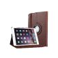 Cover 360 IPAD AIR leather with stand and Auto Sleep - Starke Media® (IPAD AIR, Brown)