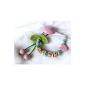 Schnullerkette with names and cherry heart for boys and girls - MANY COLOURS (Baby Product)