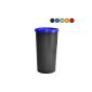 Kufa 60L waste sack stand with flat lid (Blue) (household goods)