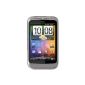 HTC Wildfire S Smartphone (8.1 cm (3.2 inch) touchscreen, WiFi (b / g / n), Android OS 2.3.3) white / silver (Electronics)