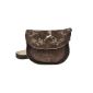 Trachtentasche Dirndl bag brown with embroidery (textiles)