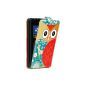 youcase - Nokia Lumia 520 protective case Leather Case Cover Owl Owl (Electronics)