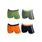 4-pack Remixx Retro Boxer Shorts sporty, cotton spandex 5%.  Sizes 5-8 (Textiles)