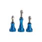 Aluminium Thumb Knob Stainless bolt nut screw kit for GoPro HD Hero 2/3 - Blue (equipment)